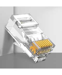 Vention Cat.6A Modular Plug Transparent 100 Pack UTP RJ45