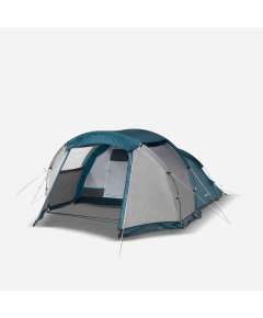 Quechua Arpenaz 4 - 4 Person, 1 Bedroom Camping Tent with Poles