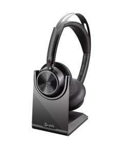 Plantronics Voyager Focus 2 with USB A Headset with charging stand