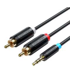 Vention 3.5MM Male to 2 Male RCA Adapter 1.5M Cable