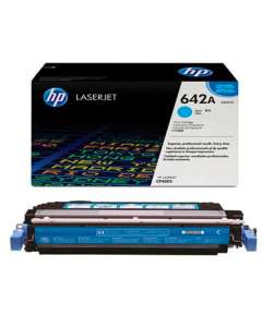 HP 642A Cyan Original LaserJet Toner Cartridge (CB401A)