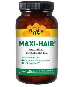 Country Life Maxi Hair 60Tablets Supplement