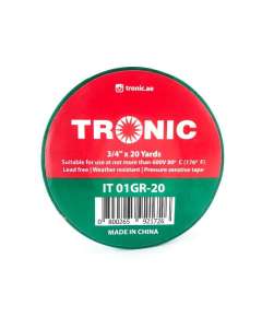 Tronic IT 01GR-20 20 Yard  Green Insulation Tape