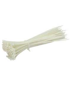 Tronic NT 0300-76 300 X 7.6  White Cable Ties