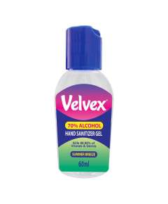 Velvex 60ml 48Pack Gel Hand Sanitizer, Sterilizer Scents: Summer Breeze