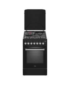 Mika MST5060P33EBL 3 Gas Pipe Burners 1 Rapid Hot Plate Cooker