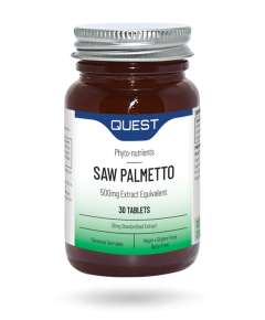 Quest Saw Palmetto 36mg 30 Tablets Supplement
