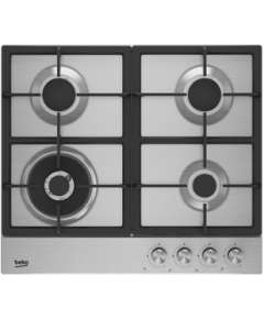 Beko HQAW64225SX 60CM 3 Gas 1 Wok Hob