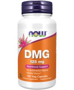 Now 125mg DMG 100Capsules Supplement