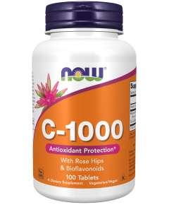 Now VitaminC 1000mg 100Tablets Supplement