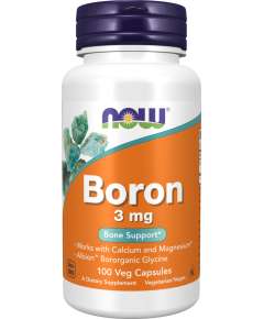 Now 3mg Boron 100Capsules Supplement