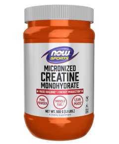 Now 500g Creatine Monohydrate Micronized Powder