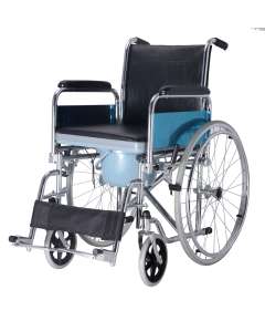 Dayang DY2681 Flipback Armrest Standard Commode Wheelchair