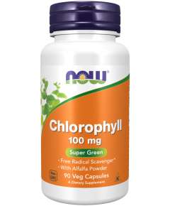 Now 100mg Chlorophyll 90Capsules Supplement