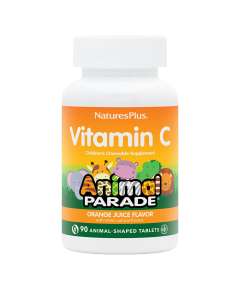 Natures Plus Animal Parade VitaminC 90Chewable Tablets Supplement