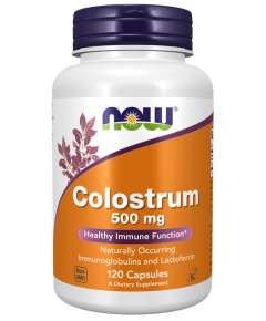 Now 500mg Colostrum 120Capsules Supplement