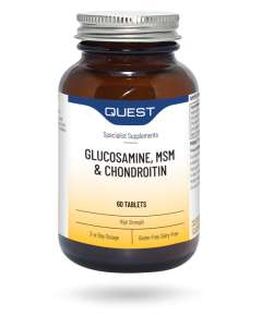 Quest Glucosamine, MSM & Chondroitin  60 Tablets Bonus Pack 90's Supplement