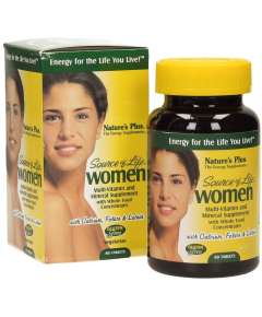 Natures Plus Source of Life Women Multivitamin 60Tablets Supplement