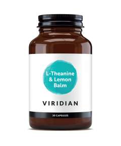 Viridian L-Theanine & Lemon Balm 300mg 30 Capsules