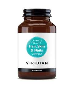 Viridian Ultimate Beauty Hair Skin and Nails Complex 30 Capsules Supplement