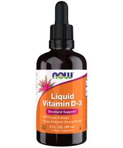 Now 60ml Liquid Vitamin D3 Supplement