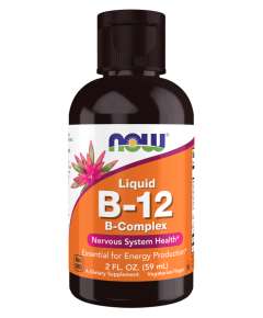 Now 59ml Liquid B12 BComplex Supplement