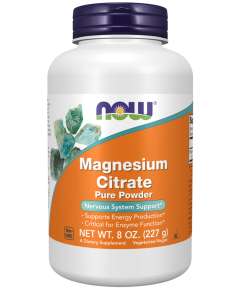 Now 227g Magnesium Citrate Pure Powder Supplement