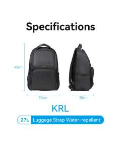 Vention KRLB0 Water-Repellent Laptop Backpack