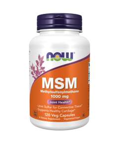 Now 1000mg MSM 120Capsules Supplement