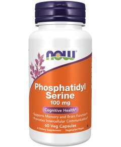 Now 100mg Phosphatidyl Serine 60Capsules Supplement