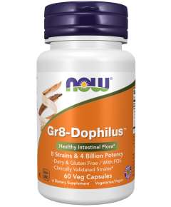 Now DR8 Dophilus 60Capsules Supplement