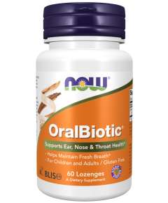 Now OralBiotic 60Lozenges Supplement
