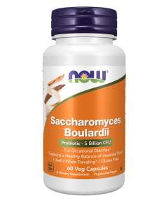 Now Saccharomyces Boulardii 60Capsules Supplement
