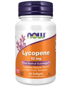 Now 10mg Lycopene 60Softgels Supplement