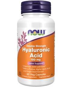 Now 100mg Hyaluronic Acid 90Capsules Supplement