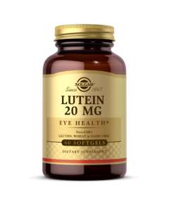 Solgar Lutein 20 mg 60 Softgels Supplement