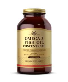 Solgar Omega 3 Fish Oil Concentrate 120 softgels Supplement