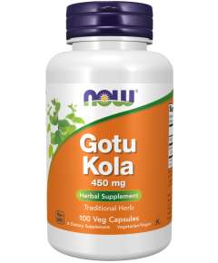Now 450mg Gotu Kola 100Capsules Supplement