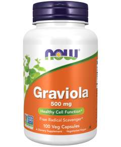 Now 500mg Graviola 100Capsules Supplement