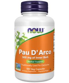 Now 500mg Pau Darco 100Capsules Supplement