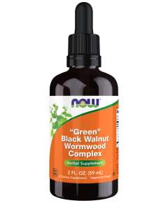 Now 59ml Fresh Green Black Walnut Wormwood Complex Supplement
