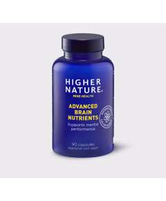 Higher Nature Advanced Brain Nutrients 90 Capsules Supplement