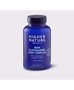 Higher Nature MSM Glucosamine Joint Complex 90Tablets Supplement