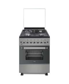 Mika MST58U31E4DG  3 Gas 1 RAPID Hot Plate Standing Cooker