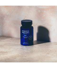 Higher Nature Zinc 20mg plus Copper 90 Vegan Tablets Supplement