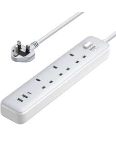 UGREEN 30W 3 AC with Master Switch Power Strip