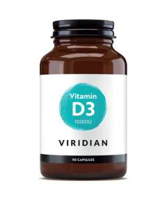 Viridian Vitamin D3 and K2 90 Capsules Supplement