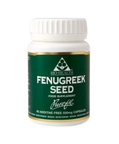 BioHealth 550mg Fenugreek Seed 60 Capsules Supplement