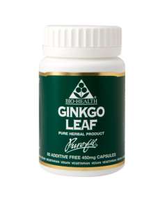 BioHealth 450mg Ginkgo Leaf 60 Capsules Supplement