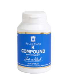 BioHealth K Compound Activated Charcoal 100 Capsules Supplement